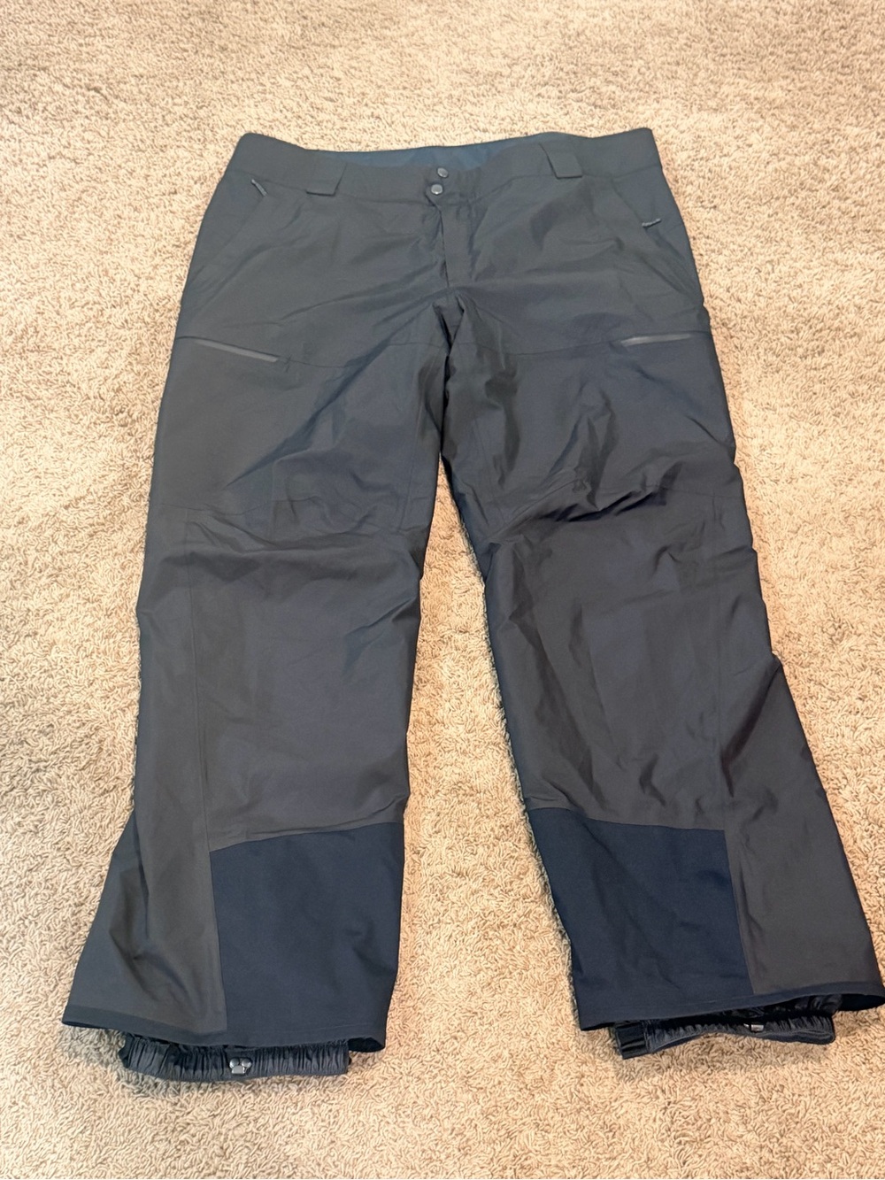 Patagonia Men's XXL H2No Snowboard Pants RECCO Waterproof Insulated Black NWOT - Picture 2 of 9